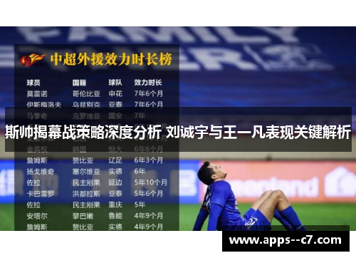 斯帅揭幕战策略深度分析 刘诚宇与王一凡表现关键解析