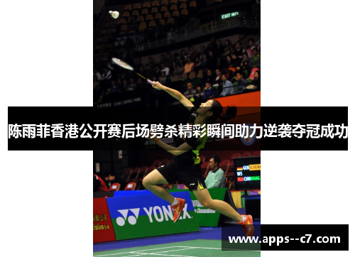 陈雨菲香港公开赛后场劈杀精彩瞬间助力逆袭夺冠成功
